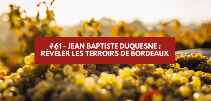 #61 - Jean Baptiste Duquesne: revealing the terroirs of Bordeaux