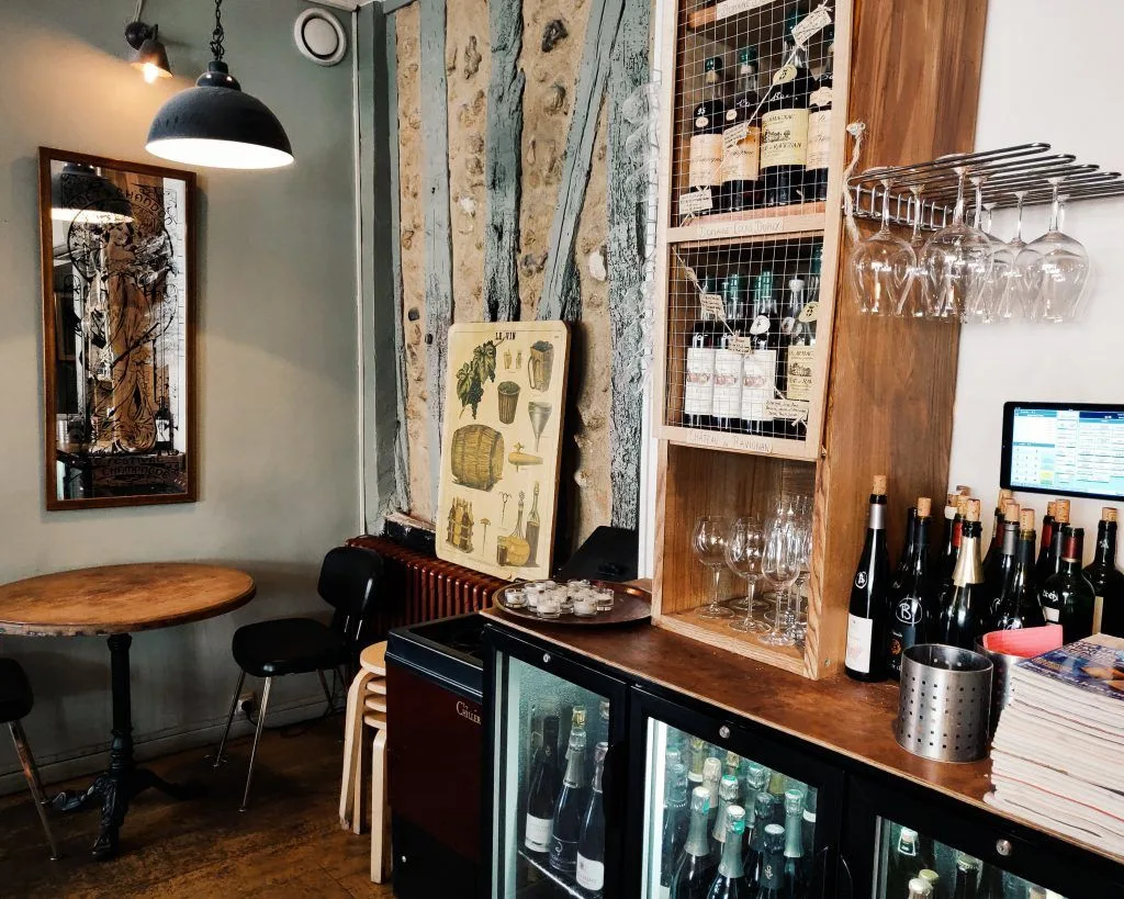 Inside Le Barav in Paris