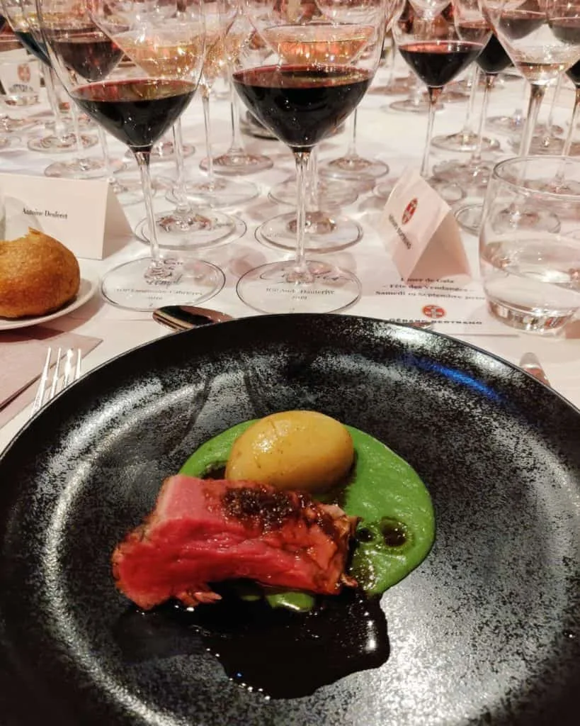 Dinner for the harvest celebration at Gérard Bertrand
