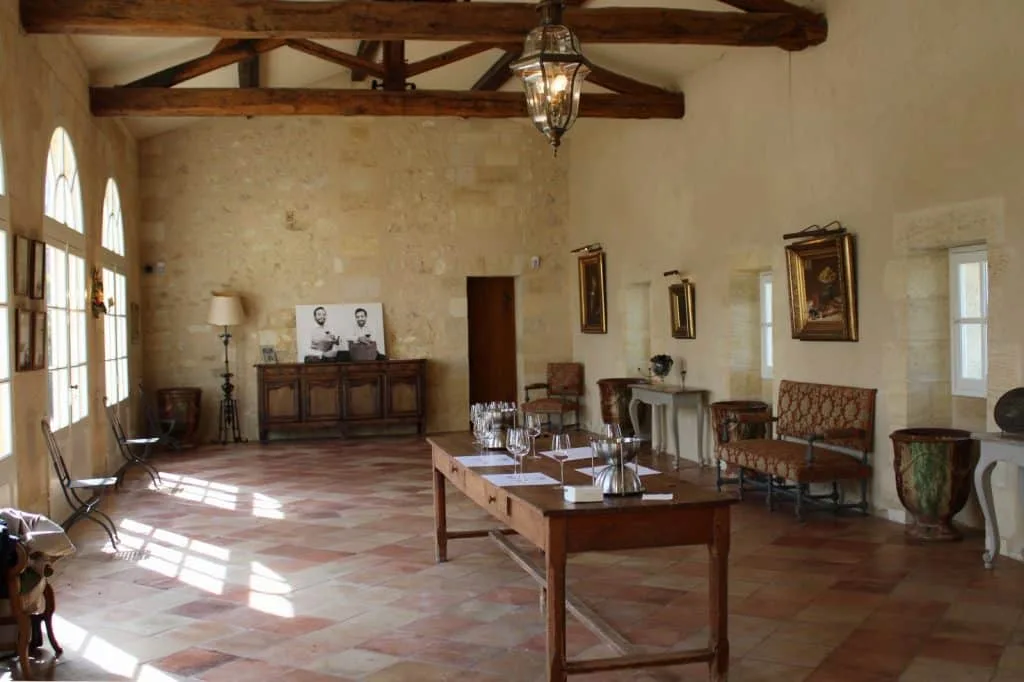 Tasting room Château Grand Mayne