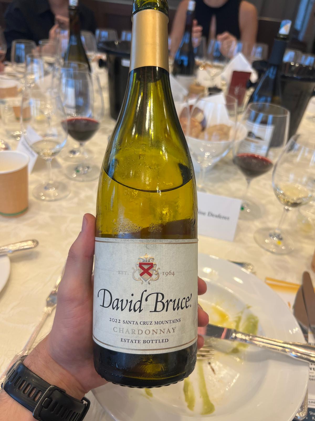 David Bruce Santa Cruz Mountains Chardonnay 2022 bottle