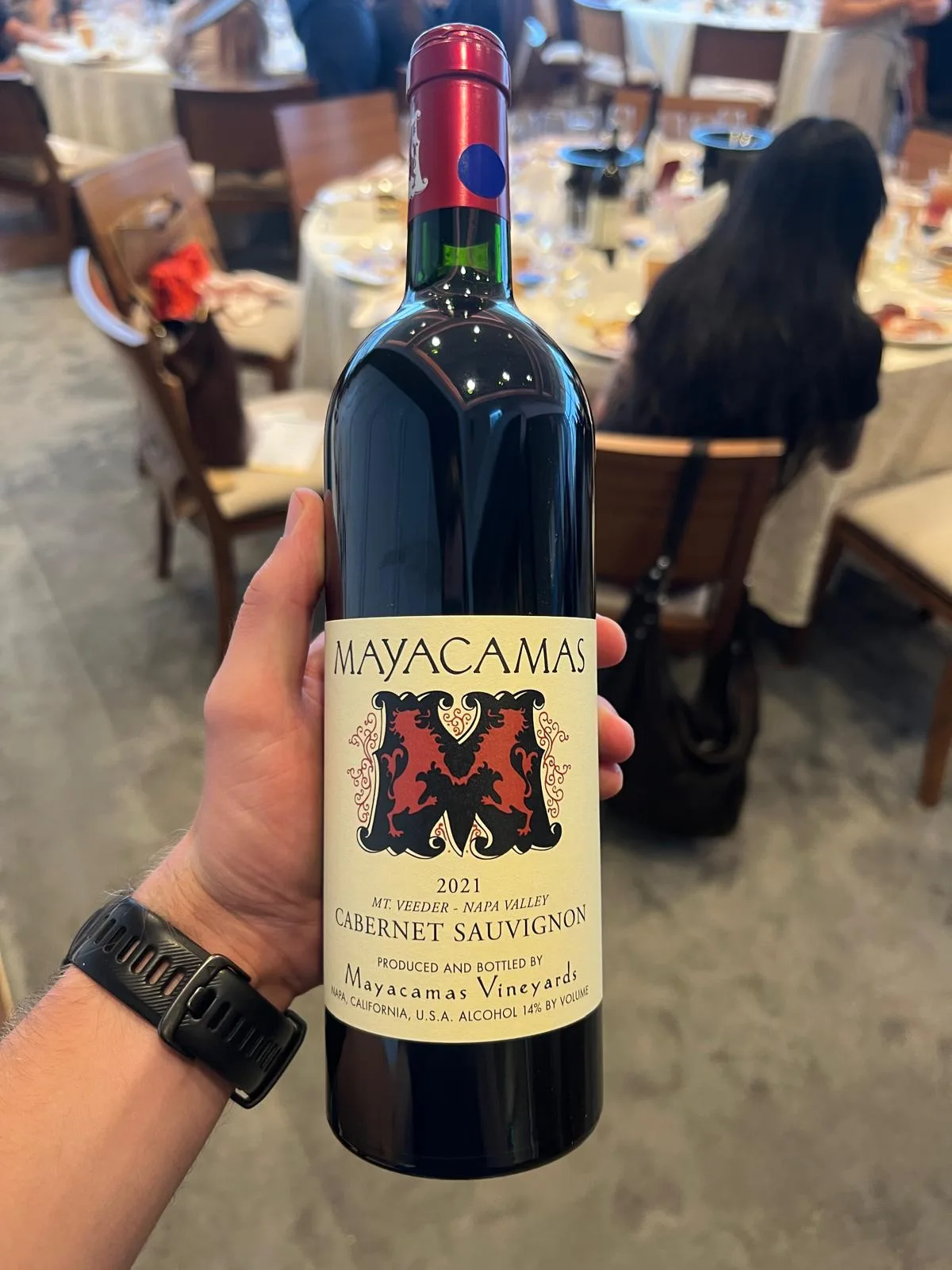 Mayacamas Mt. Veeder Cabernet Sauvignon 2021 bottle