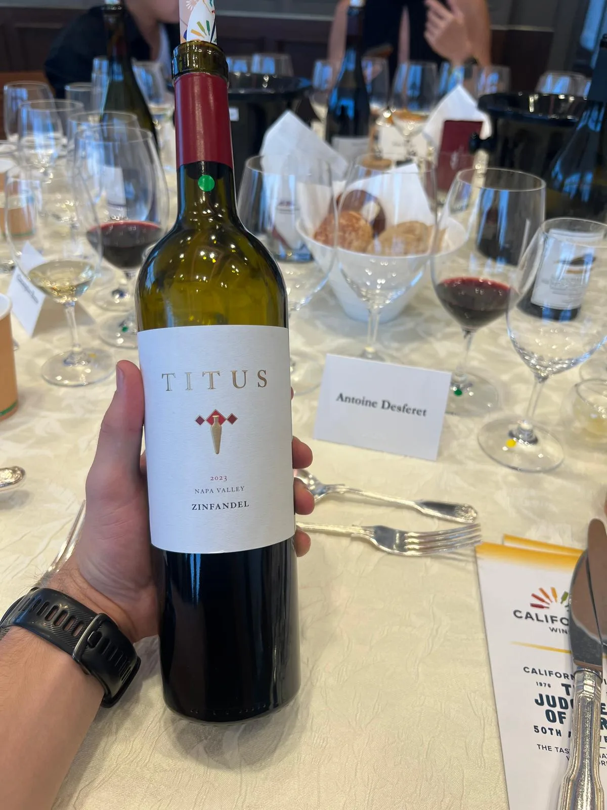 Titus Napa Valley Zinfandel 2023 bottle