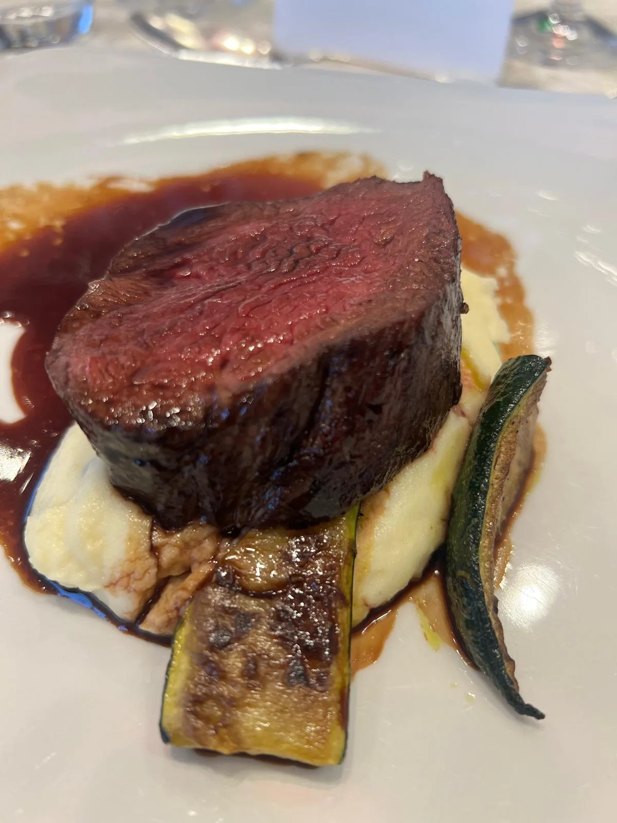 USDA beef tenderloin paired with the California Cabernets
