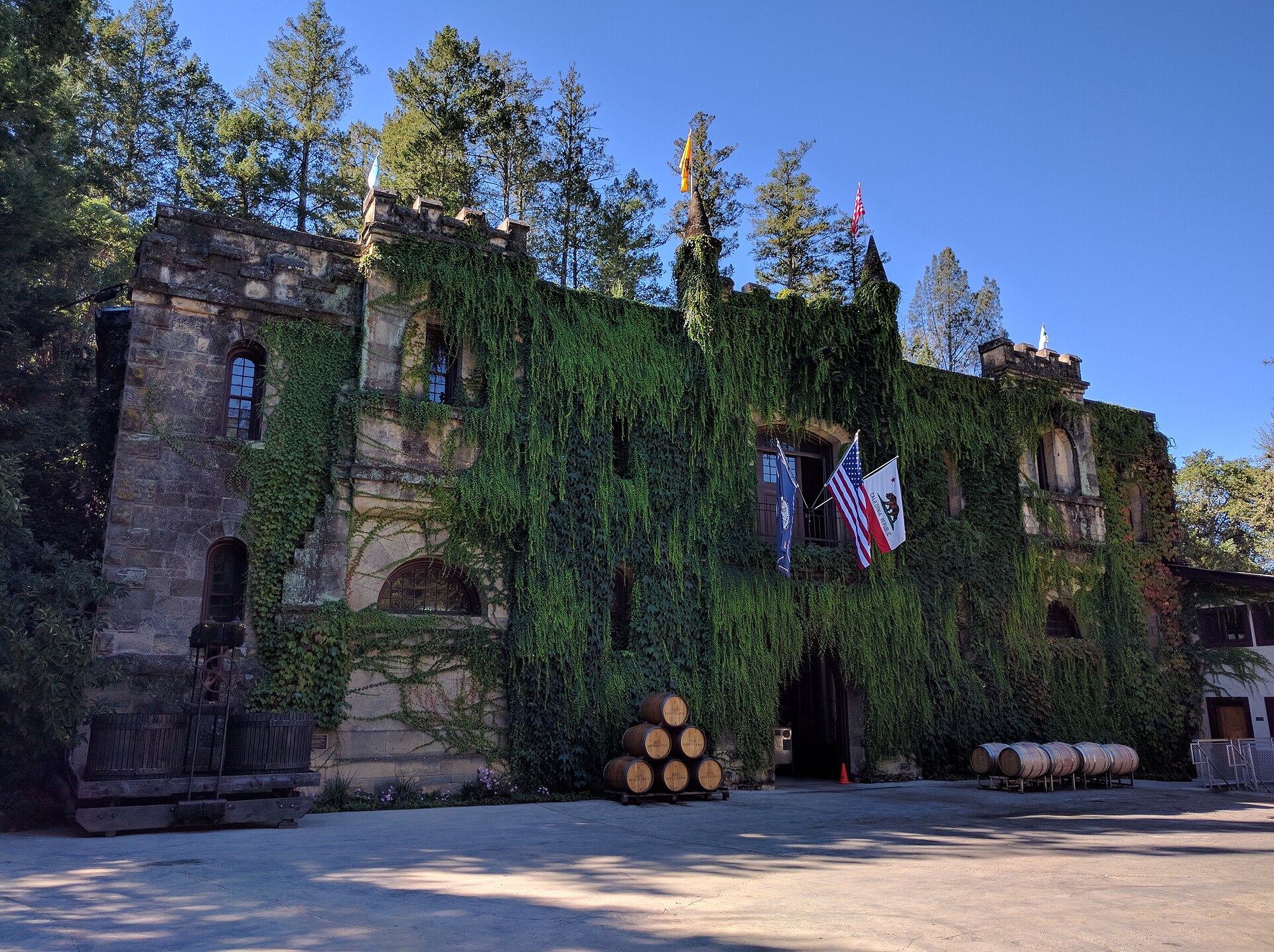 Château Montelena in Napa Valley, whose 1973 Chardonnay won the white flight of the 1976 Judgment of Paris