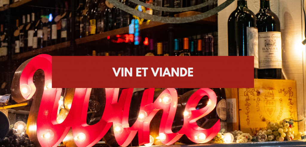 Vin et viande