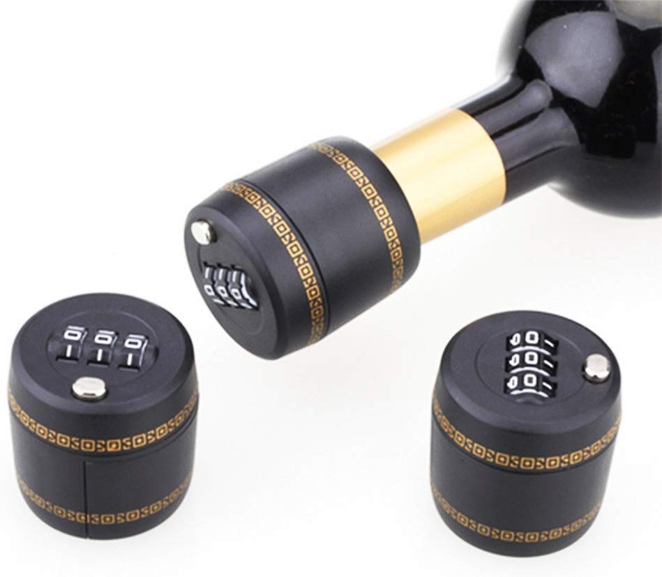 cadeau de noel sur le vin - bouchon cadenas