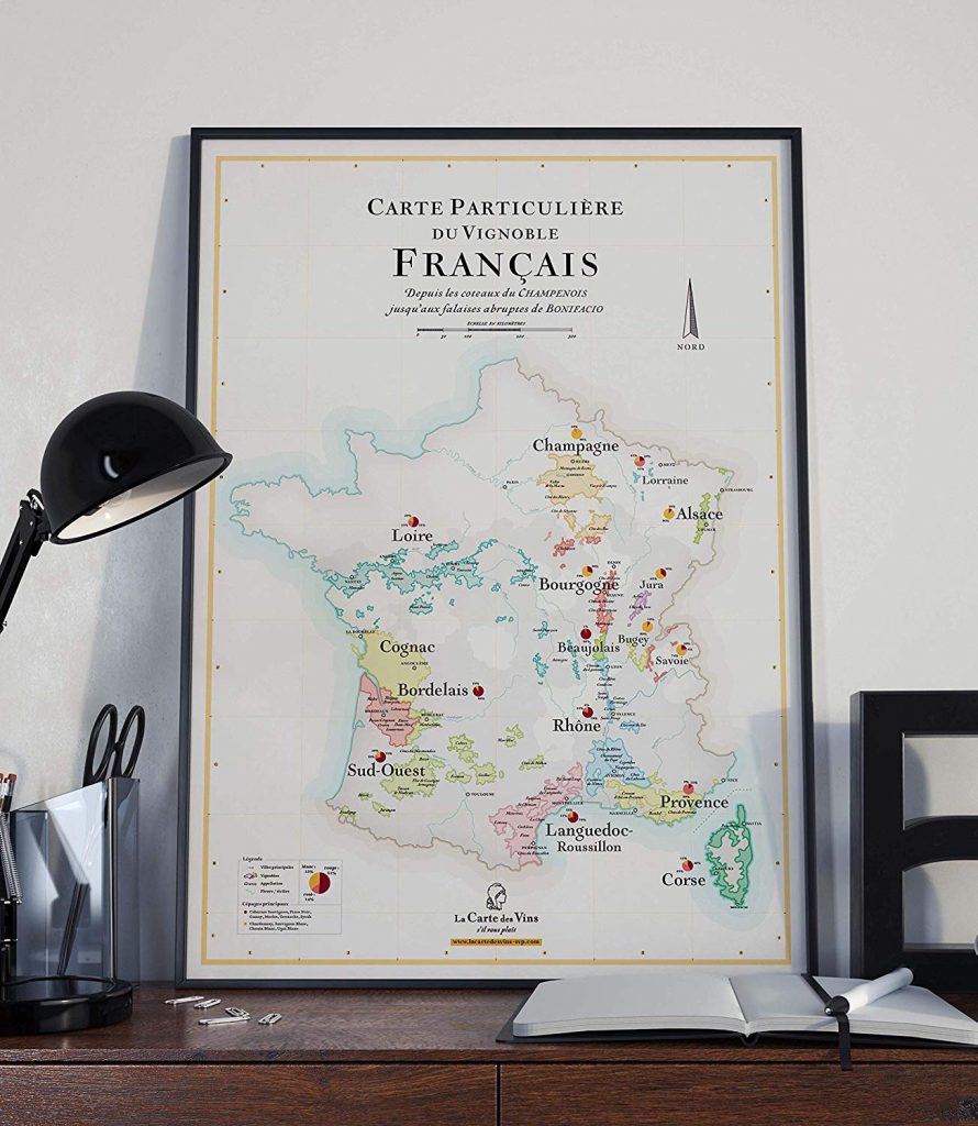 cadeau sur le vin - carte des vins