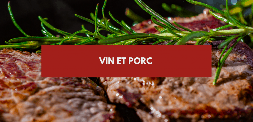 vin et porc