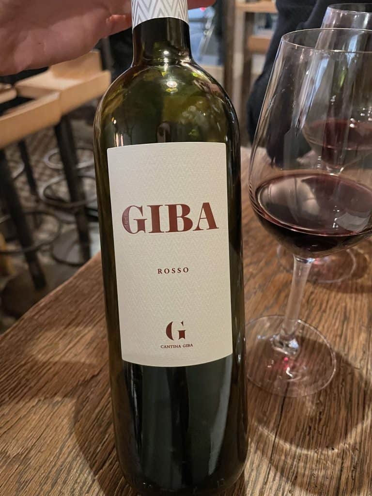 Bouteille de vin itacoa - restaurant 2e arrondissement de Paris